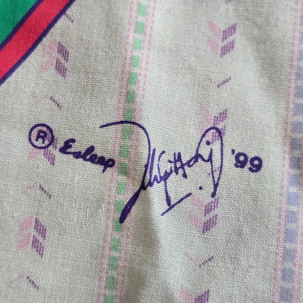 VTG 90s Esleep Energy World Lounge Shorts Graphic Cotton Pajama Boxers Striped